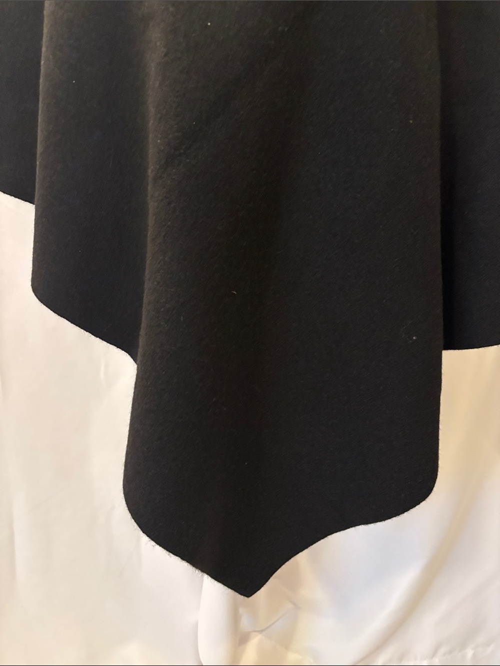 Zara Black Crew Neck Poncho Sweater - US size Medium - Picture 3 of 10